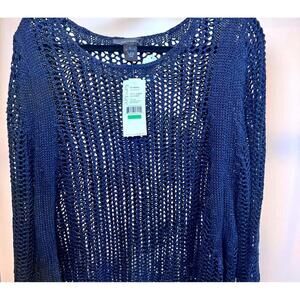 Karen Kane Navy Knit Sweater - ST Tropez Style